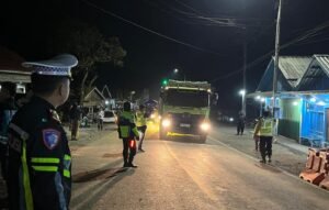 Polres Jember Batasi Kecepatan Kendaraan Berat di Jalur Kasian – Puger